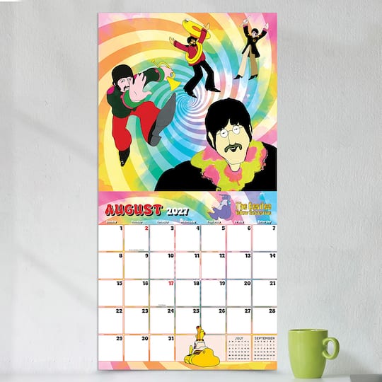 2027 The Beatles: Yellow Submarine Wall Calendar
